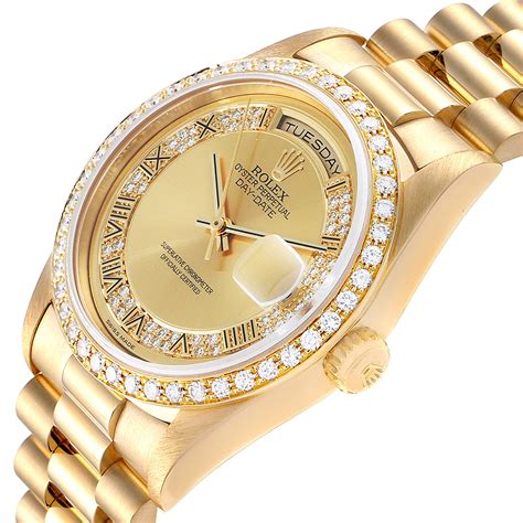 rolex diamond watches mens